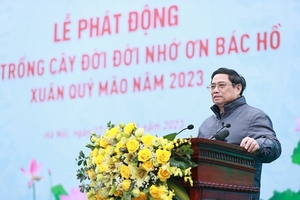 Thủ tướng Phạm Minh Chính phát động Tết trồng cây Xuân Quý Mão 