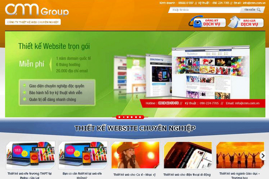 Thiết kế website chuyên nghiệp cho quý cơ quan-doanh nghiệp