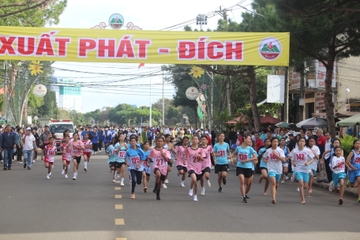 210 chân chạy so tài ở Giải Việt dã tỉnh Gia Lai