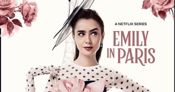 Lily Collins diện đầm Đỗ Mạnh Cường lên poster 'Emily in Paris' mùa 4