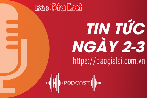 Tin tức sáng 2-3: Gia Lai phát động cuộc thi với chủ đề “Điện Biên Phủ và đường Hồ Chí Minh-Ý chí, trí tuệ Việt Nam”
