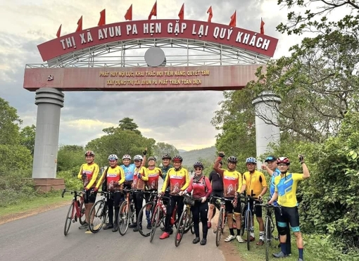 Ayun Pa: Kết nối cộng đồng, lan tỏa niềm đam mê xe đạp thể thao 