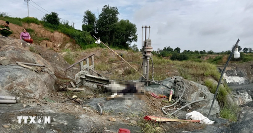 Bình Phước: Nam công nhân tử vong tại công trường khai thác đá