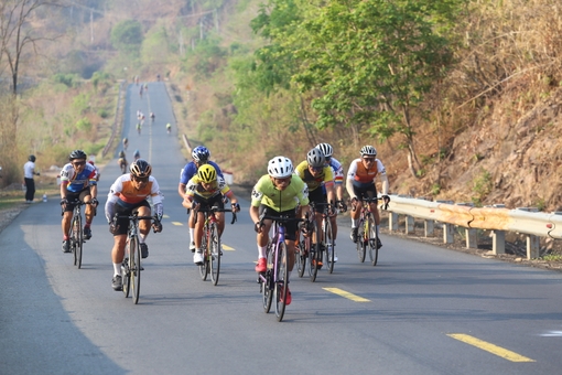 Hấp dẫn cung đường giải đua xe đạp thị xã Ayun Pa