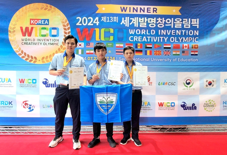 Học sinh Trường THPT Chi Lăng đạt huy chương bạc Olympic Phát minh và Sáng tạo thế giới