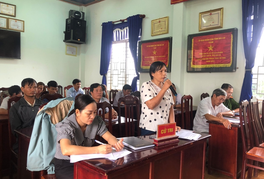 Phó Bí thư Tỉnh ủy Rah Lan Chung tiếp xúc cử tri tại huyện Chư Sê  ảnh 2