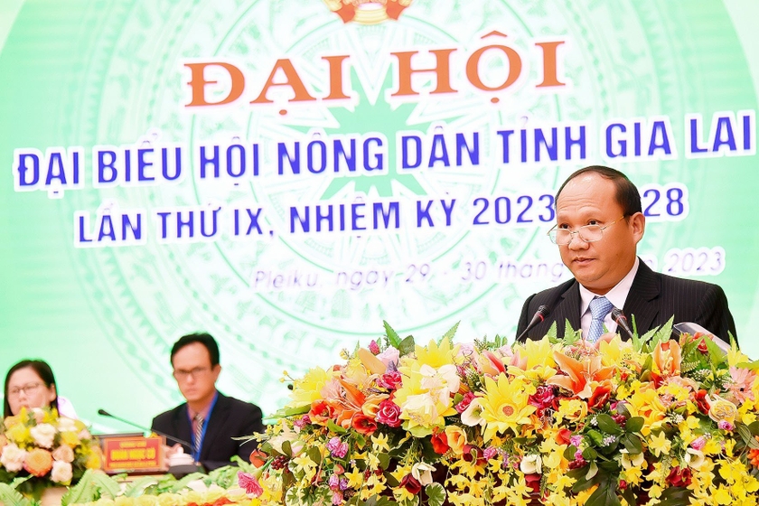 Đồng chí Võ Anh Tuấn tái đắc cử Chủ tịch Hội Nông dân tỉnh Gia Lai nhiệm kỳ 2023-2028 ảnh 1