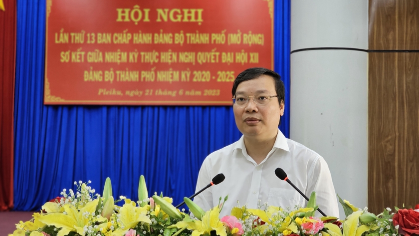  Chủ tịch UBND tỉnh Trương Hải Long: Pleiku cần thực hiện tốt công tác bồi thường, hỗ trợ, tái định cư  ảnh 1