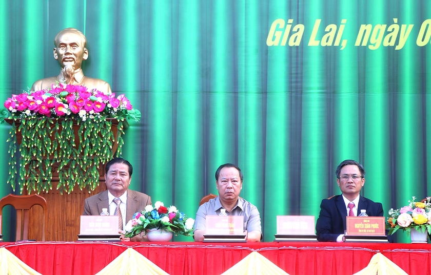 Lãnh đạo tỉnh Gia Lai tham dự ngày hội tòng quân tại các địa phương ảnh 3