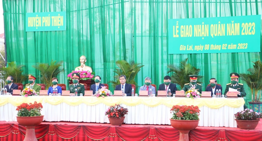 Lãnh đạo tỉnh Gia Lai tham dự ngày hội tòng quân tại các địa phương ảnh 1