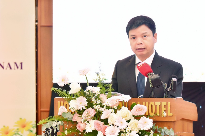 Phó Chủ tịch UBND tỉnh Nguyễn Hữu Quế phát biểu tại hội nghị. Ảnh: Đ.T ảnh 5