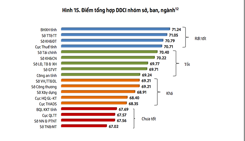 Bảo hiểm Xã hội tỉnh và thành phố Pleiku giữ ngôi đầu bảng xếp hạng DDCI 2022 ảnh 1