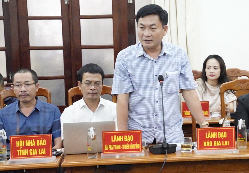 Bộ Công an và Công an Gia Lai gặp mặt báo chí nhân 98 năm Ngày Báo chí cách mạng Việt Nam ảnh 3