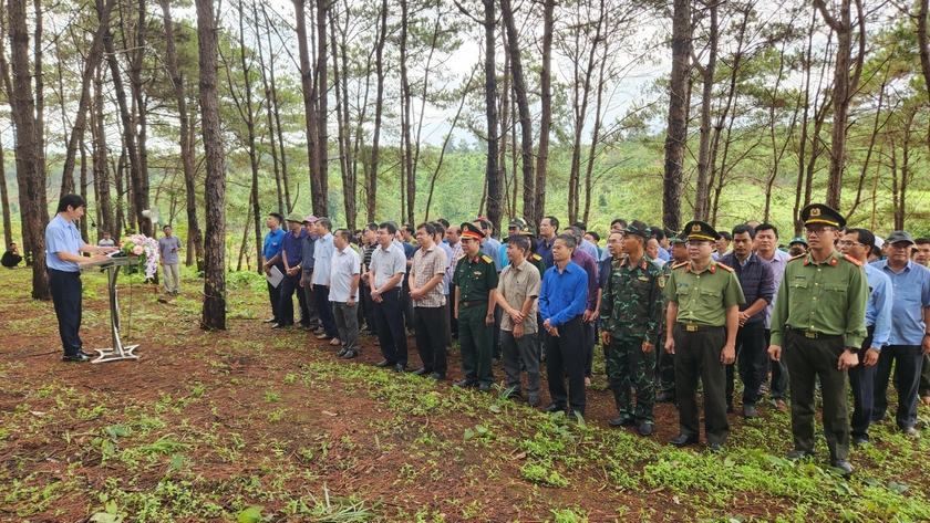 Quang cảnh lễ phát động “Tết trồng cây đời đời nhớ ơn Bác Hồ” năm 2024. Ảnh: Phạm Ngọc