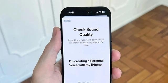 iPhone có thể sao chép giọng nói của người dùng. Ảnh BGR