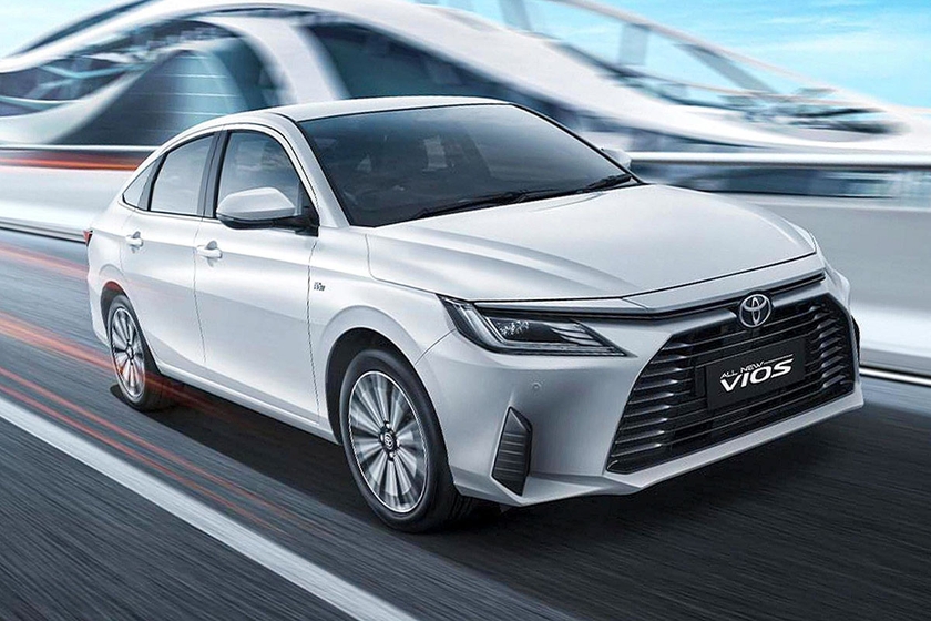 Toyota Vios mẫu xe &quot;quốc dân&quot; của người Việt Nam. Ảnh: ST