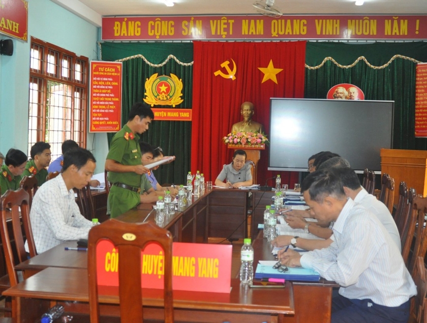 Quang cảnh buổi giám sát.Ảnh: R.H