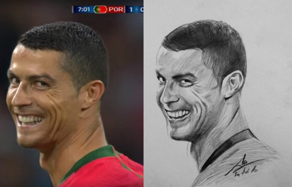 TOP Những bức tranh vẽ Ronaldo Cr7 bằng bút chì đẹp nhất