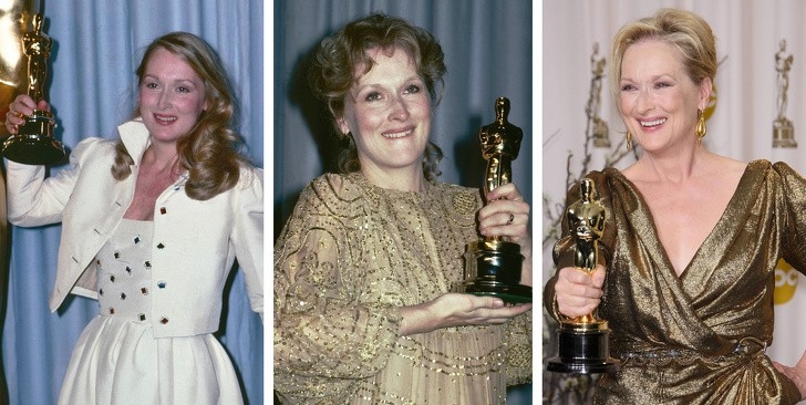 Meryl Streep là nữ diễn viên có nhiều đề cử nhất trong lịch sử Oscar. Nữ diễn viên nổi tiếng là ứng cử viên trên đường đua Oscar thường xuyên kể từ năm 1979, khi cô có được bức tượng đầu tiên cho vai diễn trong 