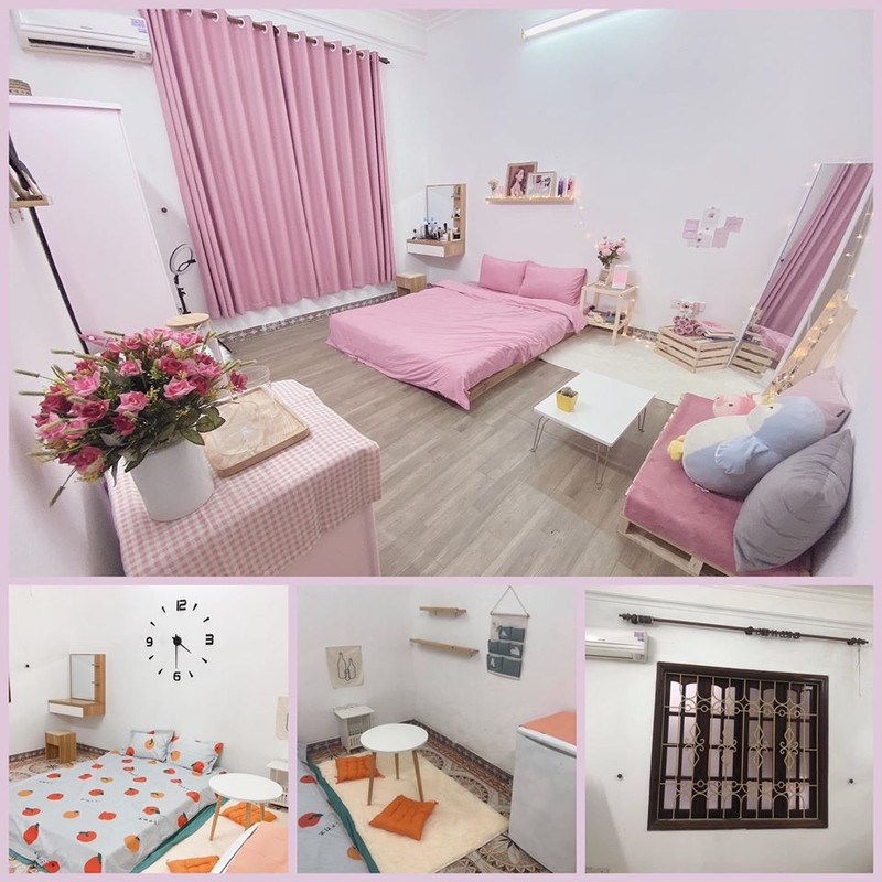 Chúng tôi tự hào giới thiệu dịch vụ cho thuê phòng trọ công chúa dành riêng cho các cô gái yêu thích màu hồng và thiết kế nữ tính. Với nội thất đầy đủ và tiện nghi, các cô gái sẽ thực sự cảm thấy như được sống trong một không gian mơ mộng như trong truyện cổ tích.